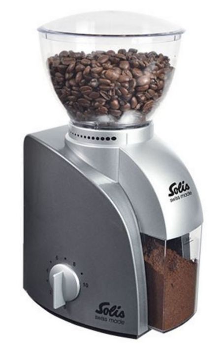 Solis Scala Koffiemolen Zilvergrijs Type 166