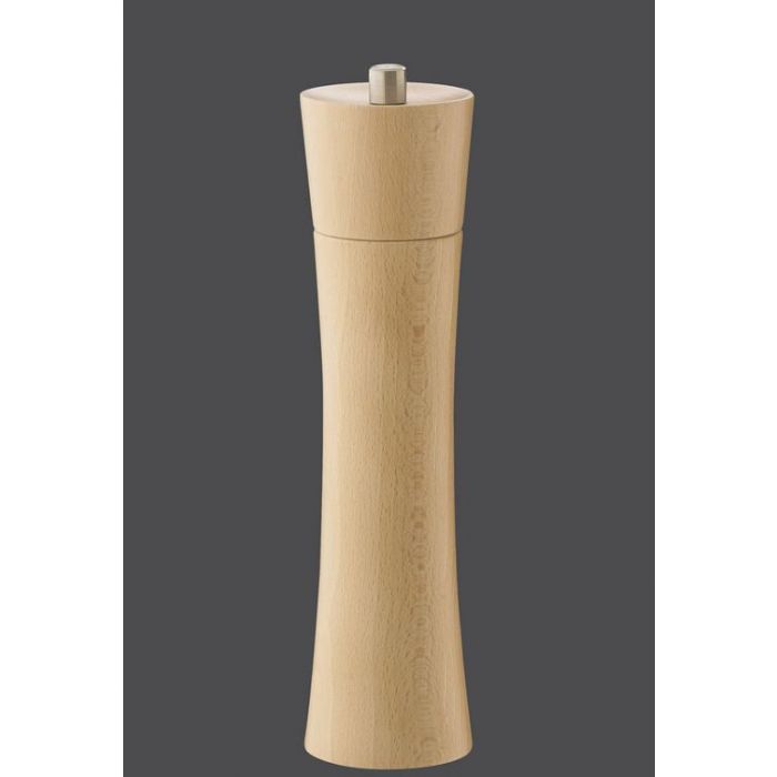 Zassenhaus Salzmühle Frankfurt bamboehout molen van hoogwaardig keramiek, Made in Germany, afmetingen: H: 18 cm, D: 5,7 cm, 023244