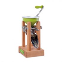 Eschenfelder muesli machine tafelmodel met aluminiumtrechter groen