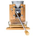 Eschenfelder muesli machine wandmodel met aluminiumtrechter